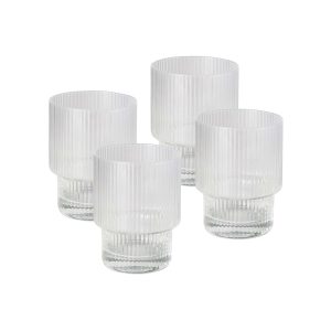 Linnea Ribbed Glass 230mL Tumbler