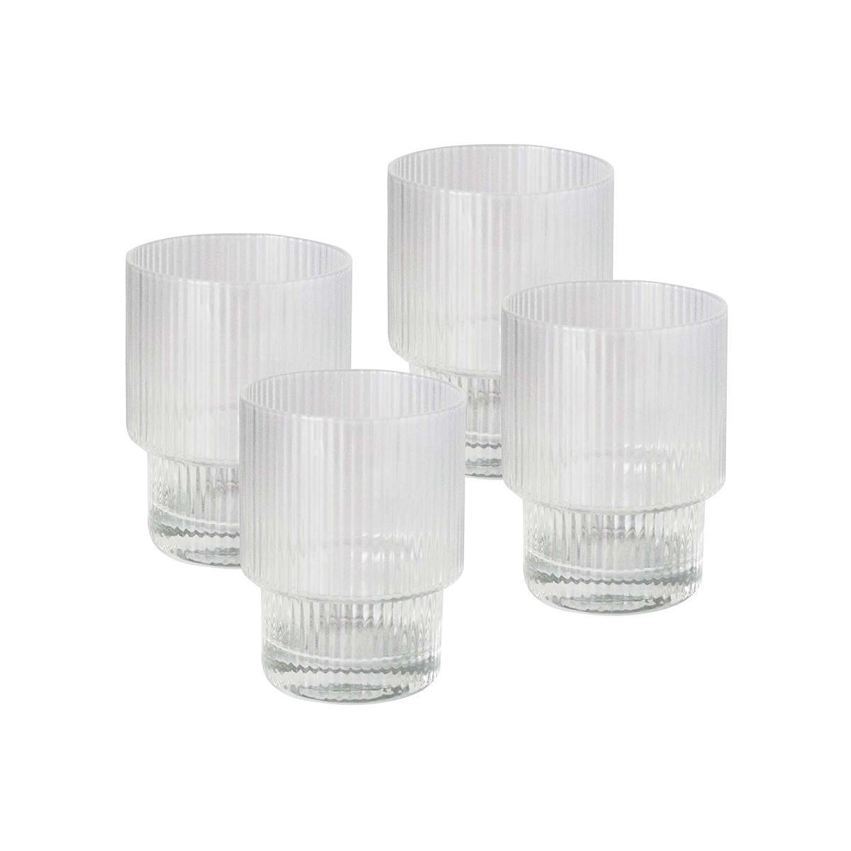Linnea Ribbed Glass 230mL Tumbler