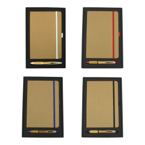 Gift Set w/ JB1022 Colour Bound Journal & 4104 Nash Bamboo Pen