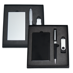 Powerbank, USB (8GB) & Pen Giftset