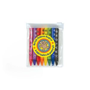 Louvre Crayons in PVC Zipper Pouch