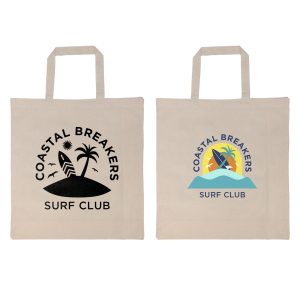 Calico Short Handle Bag