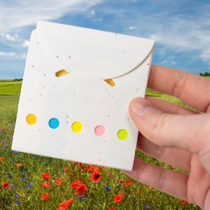 Corn Poppy Seed Sticky Note Pad