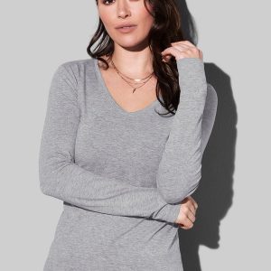 Women's Claire V-neck Long Sleeve